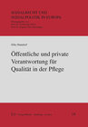 Buchcover Öffentliche und private Verantwortung für Qualität in der Pflege