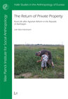 Buchcover The Return of Private Property