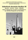 Buchcover Usbekisch-deutsche Studien III