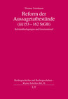 Buchcover Reform der Aussagetatbestände (§§ 153-162 StGB)