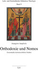 Buchcover Orthodoxie und Nomos