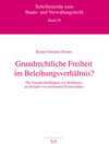 Buchcover Grundrechtliche Freiheit im Beleihungsverhältnis?