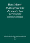 Buchcover Hans Mayer: "Shakespeare und die Deutschen"