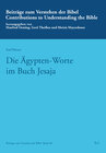 Buchcover Die Ägypten-Worte im Buch Jesaja