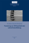 Buchcover Forschung zur (Wirksamkeit der) Lehrer/innen/bildung
