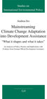 Buchcover Mainstreaming Climate Change Adaptation into Development Assistance