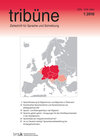 Buchcover tribüne. zeitschrift für sprache und schreibung. 1/2010