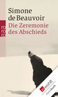 Buchcover Die Zeremonie des Abschieds und Gespräche mit Jean-Paul Sartre