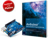 Buchcover Arduino Microcontroller-Programmierung + Original Uno Platine