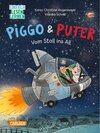 Buchcover Piggo und Puter: Vom Stall ins All: Einfach Lesen Lernen | Saustarker Weltraumspaß mit Schwein und Truthahn für Leseanfä