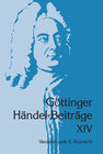 Buchcover Göttinger Händel-Beiträge, Band 14
