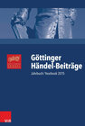 Buchcover Göttinger Händel-Beiträge, Band 16