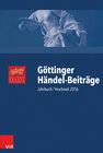 Buchcover Göttinger Händel-Beiträge, Band 17
