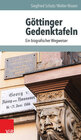 Buchcover Göttinger Gedenktafeln