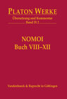 Buchcover Nomoi (Gesetze), Buch VIII-XII