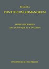 Buchcover Regesta Pontificum Romanorum