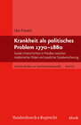 Buchcover Krankheit als politisches Problem 1770–1880