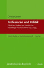 Buchcover Professoren und Politik