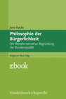 Buchcover Philosophie der Bürgerlichkeit