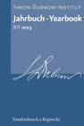 Buchcover Jahrbuch des Simon-Dubnow-Instituts / Simon Dubnow Institute Yearbook XII/2013