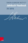 Buchcover Jahrbuch des Simon-Dubnow-Instituts / Simon Dubnow Institute Yearbook XV/2016