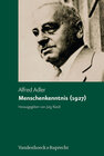 Buchcover Menschenkenntnis (1927)
