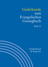 Buchcover Liederkunde zum Evangelischen Gesangbuch. Heft 22