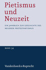 Buchcover Pietismus und Neuzeit Band 34 – 2008