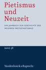 Buchcover Pietismus und Neuzeit Band 38 - 2012