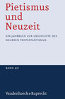 Buchcover Pietismus und Neuzeit Band 40 - 2014