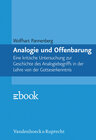 Buchcover Analogie und Offenbarung