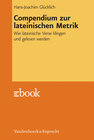 Buchcover Compendium zur lateinischen Metrik