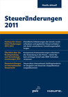 Buchcover Steueränderungen 2011