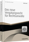 Buchcover Das neue Vergütungsrecht für Rechtsanwälte -mit Arbeitshilfen online
