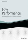 Buchcover Low Performance - inkl. Arbeitshilfen online