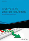 Buchcover Resilienz in der Unternehmensführung - inkl. Arbeitshilfen online