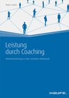 Buchcover Leistung durch Coaching