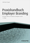 Buchcover Praxishandbuch Employer Branding - mit Arbeitshilfen online