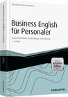 Buchcover Business English für Personaler – inkl. eBook & Zugang Sprachportal