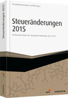 Buchcover Steueränderungen 2015