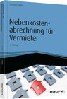 Buchcover Nebenkostenabrechnung für Vermieter