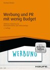 Buchcover Werbung und PR mit wenig Budget - inkl. Arbeitshilfen online
