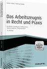 Buchcover Das Arbeitszeugnis in Recht und Praxis - inkl. Arbeitshilfen online