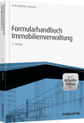 Buchcover Formularhandbuch Immobilienverwaltung - inkl. Arbeitshilfen online