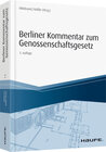 Buchcover Berliner Kommentar zum Genossenschaftsgesetz