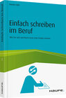 Buchcover Einfach schreiben im Beruf