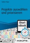 Buchcover Projekte auswählen und priorisieren