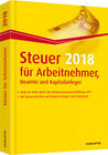 Buchcover Steuer 2018 für Arbeitnehmer, Beamte und Kapitalanleger