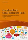 Buchcover Praxishandbuch Social Media und Recht