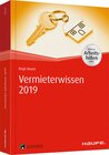 Buchcover Vermieterwissen 2019 - inkl. Arbeitshilfen online